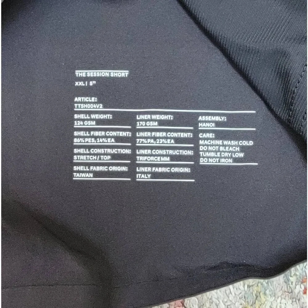 Ten Thousand Session Shorts-5" XXL Lined - Picture 6 of 7